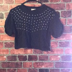 Studded crop top